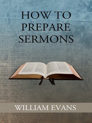 cover image of How to Prepare Sermons